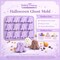 Spooky Mini Ghost Silicone Mold – 12 Cavity Halloween Treat Mold